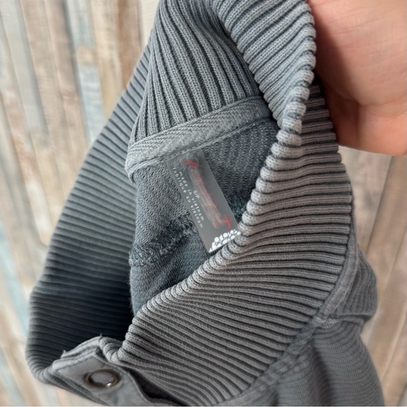 Free People S Movement Ribbed Knit So Fly Henley Pullover Crop Long Sleeve Top - Picture 8 of 9